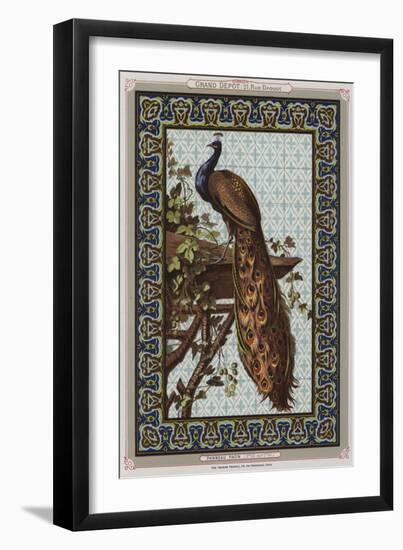 Page from the Catalogue of the Grand Depot De Porcelaines, Faiences Et Verreries-null-Framed Premium Giclee Print