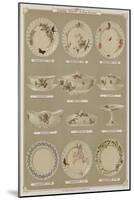 Page from the Catalogue of the Grand Depot De Porcelaines, Faiences Et Verreries-null-Mounted Giclee Print