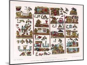 Page from the Vienna Nahua Manuscript of Zapotec Origin, Mexico-null-Mounted Giclee Print