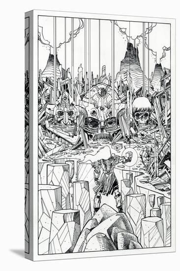 Page Inks-Walter Simonson-Stretched Canvas