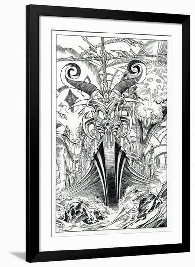 Page Inks-Walter Simonson-Framed Art Print