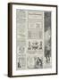 Page of Advertisements-Alfred Crowquill-Framed Giclee Print