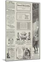 Page of Advertisements-Alfred Crowquill-Mounted Giclee Print