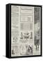 Page of Advertisements-Alfred Crowquill-Framed Stretched Canvas