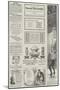 Page of Advertisements-Alfred Crowquill-Mounted Giclee Print