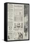 Page of Advertisements-Alfred Crowquill-Framed Stretched Canvas