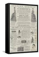 Page of Advertisements-Alfred Crowquill-Framed Stretched Canvas