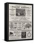 Page of Advertisements-Charles Green-Framed Stretched Canvas