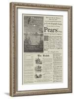 Page of Advertisements-null-Framed Giclee Print