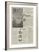 Page of Advertisements-null-Framed Giclee Print