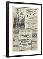 Page of Advertisements-null-Framed Giclee Print