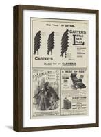 Page of Advertisements-null-Framed Giclee Print