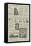 Page of Advertisements-null-Framed Stretched Canvas