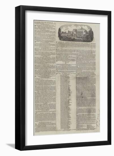 Page of Advertisements-null-Framed Giclee Print