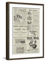 Page of Advertisements-null-Framed Giclee Print