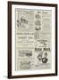 Page of Advertisements-null-Framed Giclee Print