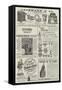 Page of Advertisements-null-Framed Stretched Canvas