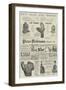 Page of Advertisements-null-Framed Giclee Print