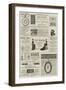 Page of Advertisements-null-Framed Giclee Print