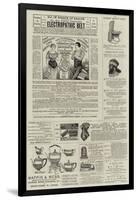 Page of Advertisements-null-Framed Giclee Print