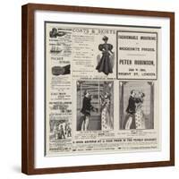 Page of Advertisements-null-Framed Giclee Print