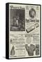 Page of Advertisements-William Henry Hamilton Trood-Framed Stretched Canvas
