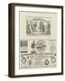 Page of Advertisements-Thomas Rowlandson-Framed Giclee Print