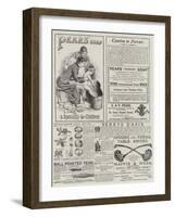 Page of Advertisements-Adrien Emmanuel Marie-Framed Giclee Print