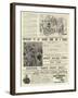 Page of Advertisements-null-Framed Giclee Print