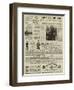 Page of Advertisements-null-Framed Giclee Print