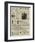 Page of Advertisements-null-Framed Giclee Print