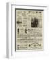 Page of Advertisements-null-Framed Giclee Print