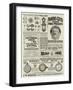 Page of Advertisements-null-Framed Giclee Print