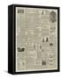 Page of Advertisements-null-Framed Stretched Canvas