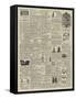 Page of Advertisements-null-Framed Stretched Canvas