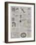 Page of Advertisements-null-Framed Giclee Print