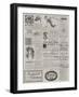 Page of Advertisements-null-Framed Giclee Print