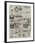 Page of Advertisements-null-Framed Giclee Print