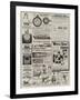 Page of Advertisements-null-Framed Giclee Print