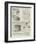 Page of Advertisements-null-Framed Giclee Print