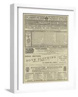 Page of Advertisements-null-Framed Giclee Print