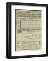 Page of Advertisements-null-Framed Giclee Print