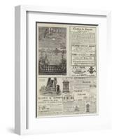 Page of Advertisements-null-Framed Giclee Print