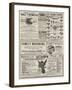 Page of Advertisements-null-Framed Giclee Print