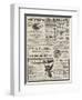 Page of Advertisements-null-Framed Giclee Print