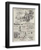 Page of Advertisements-null-Framed Premium Giclee Print