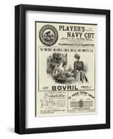 Page of Advertisements-null-Framed Giclee Print