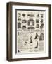 Page of Advertisements-null-Framed Giclee Print