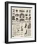 Page of Advertisements-null-Framed Giclee Print