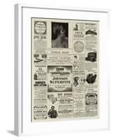 Page of Advertisements-null-Framed Giclee Print